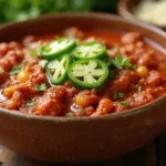 Ground Chicken Chili Recipe Featured Dish