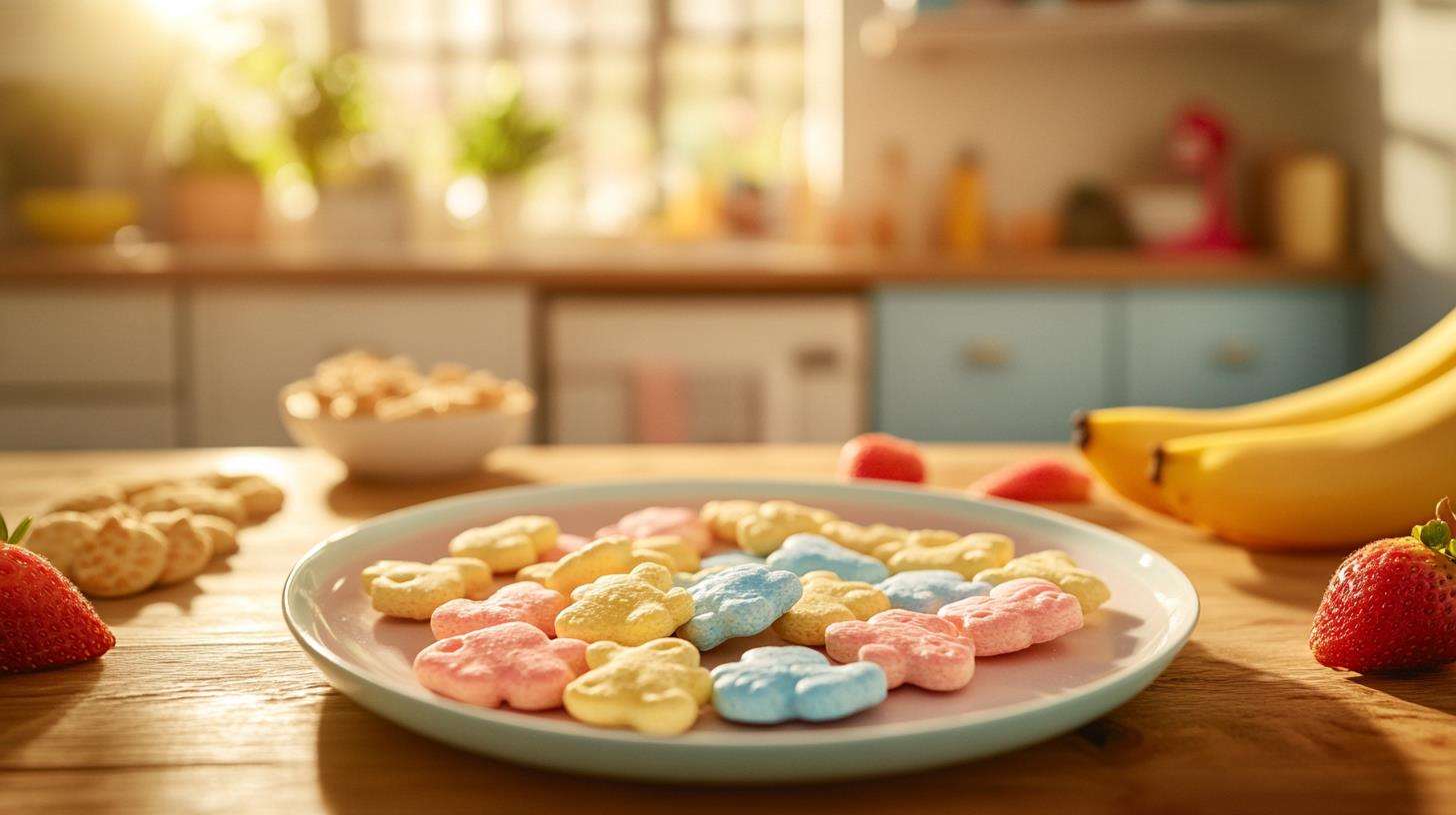 Gluten Free Baby Animal Crackers In A Whimsical Setting