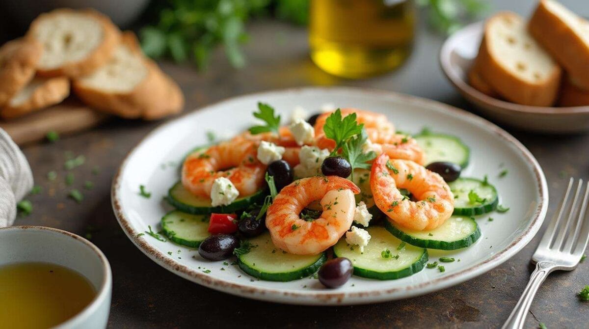 The Best Shrimp Cucumber Salad for Quick and Easy Meals Mediterranean Shrimp Cucumber Salad Variation