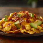 Breakfast Nachos With Cheese