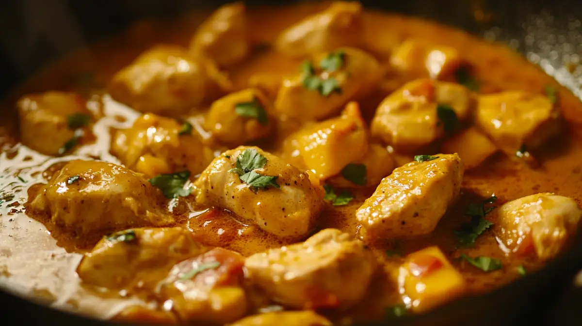 Cooking Mango Chicken Curry