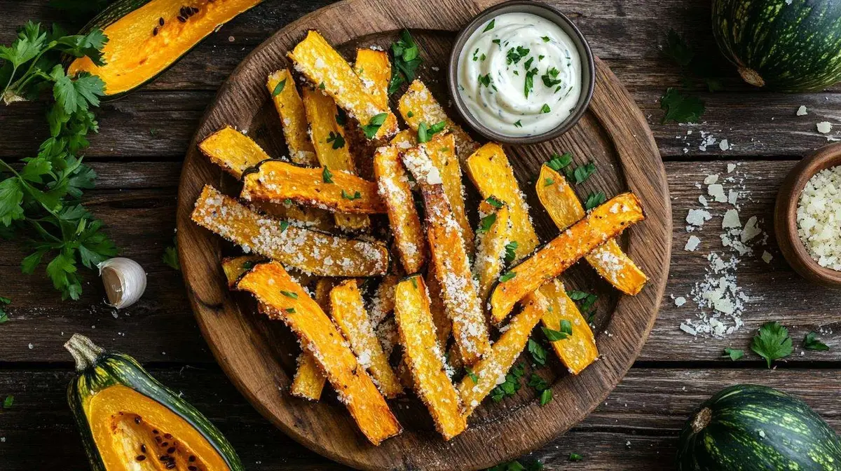 Golden Acorn Squash Parmesan Fries With Aioli 2 (2)