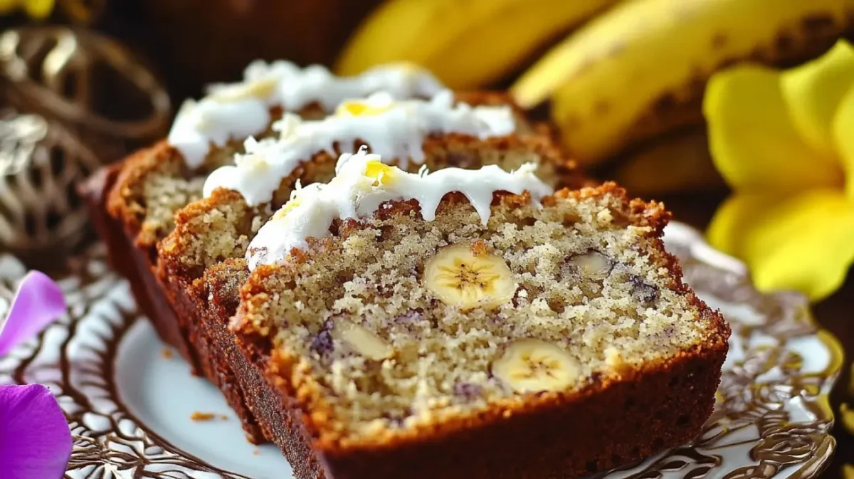 Hawaiian Banana Bread 3