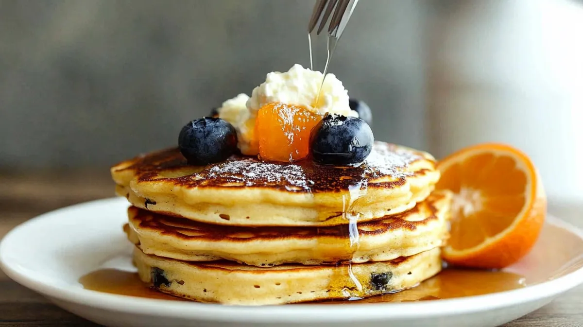 Orange Ricotta Pancakes